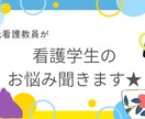 看護学生さんのお悩み相談受け付けます 元看護教員が、就職、進学、資格選択などの相談をお受けします！ イメージ1