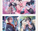 鮮やかさと立体感を両立したキャライラスト制作します 明暗差を活かした、印象に残るビジュアル表現が得意です イメージ7