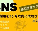 3ヶ月で欲しい人材を採用するSNSの土台を作ります SNS採用戦略の「次の一手」を考えます イメージ1