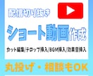 1本1,000円☆シンプルな切り抜き動画作成します シンプルだからこその早い納期が魅力！ イメージ1