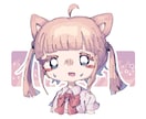 可愛くてふわふわした女の子のアイコンをお届けします 個性的な絵柄のかわいい女の子のアイコンを素早く描きます～！ イメージ5