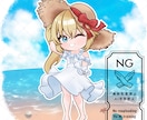 量産ちびキャラ【麦わらワンピース】を描きます Vtuber / Vライバーさんに大人気の量産シリーズです！ イメージ4