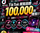 TikTok再生100000増やします TikTok再生100000増やします！！ イメージ1