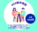 WEBサイト制作のご相談受け付けております なにから始めたらよいのか、相談したい方向け イメージ1