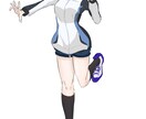 ご希望いただいた雰囲気でキャラクターを描きます 全体的にさっぱりした全身イラストを描きます イメージ3