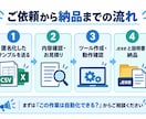 CSV・Excelの手作業を自動化します 毎月の集計・転記・帳票作成をボタン1つで簡単に完了へ イメージ4