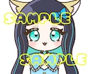 SNS用アイコン描きます デフォルメアイコン描きます！男女どちらでもOKです。 イメージ5