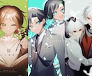 TRPG立ち絵やSNSアイコン、イラスト制作します ゲーム配信やSNSで使えるイラストを迅速丁寧に制作します イメージ6