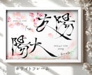 兄弟姉妹のお名前で唯一無二の命名紙をデザインします パパママのご希望に寄り添い、イメージにぴったり仕上げます。 イメージ3