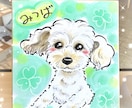 手描きで温かいペット似顔絵をお描きします 見るたびに笑顔になれる犬似顔絵、猫似顔絵 イメージ3