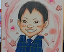 デジタル似顔絵作成ます そっくり温かなデジタル似顔絵名刺や名札にバッチリです イメージ2