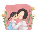 優しい雰囲気のある似顔絵描きます 優しく、あたたかみのある絵柄で似顔絵描かせてください! イメージ7
