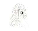 ゆるポップ線画であなただけの1枚描きます SNSや名刺に、優しくて繊細な世界観をプラス イメージ9