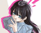 アイコン3000円！ご購入前に無料でラフ制作します SNS等のキャラアイコンをお得な価格で制作させて頂きます イメージ3