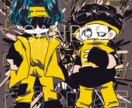 フライヤーなどに!可愛いイラスト描きます 限られた配色で目を惹くカワイイイラスト描きます イメージ10