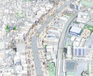 わかりやすく魅力ある手描き鳥瞰パースを制作します 公園やイベント、市街地や広域な鳥瞰など様々に対応 イメージ1