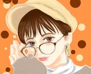 ふんわりかわいい厚塗り風似顔絵、お描きします アイコンやブログ、名刺、結婚式やプレゼントにも最適★ イメージ5
