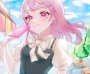 可愛いキャラクターイラスト描きます 様々な用途に対応した彩度の高い可愛いイラストを描きます イメージ1