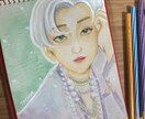イラスト何でも描きます 色鉛筆と水で描く女の子イラスト イメージ2