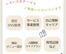 事業やサービスの考えを見える化します 商品・発信・事業の方向性を整理します イメージ8