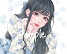 SNS♡配信♡アイコン♡ヘッダー♡イラスト描きます 可愛くて綺麗、うるうるお目目のデザインを イメージ4