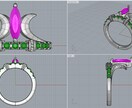 ジュエリーCADデザイン製作承ります ジュエリーCAD製作お困りでしょうか？ イメージ8