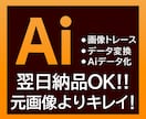 画像からAiデータを生成します ぼやけた画像が蘇る！丁寧にAIデータ作成・トレース承ります イメージ1
