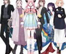 最短1日！TRPG立ち絵等各種イラスト作成します 版権・創作・アバターやゲームのマイキャラなど大歓迎です！ イメージ2