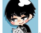 SNSアイコンにおすすめ！デフォルメ似顔絵描きます かわいい雰囲気を出したい方に(#^^#) イメージ4