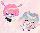 ポップでかわいい、デフォルメイラストをお描きします 配信やグッズ、プレゼント等、幅広くお使いいただけます！ イメージ3