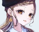 魅力的な女の子のSNSアイコンを描きます 商用OK！ヘッダー・配信サムネイル等にも！ イメージ2