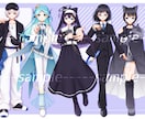 IRIAM用立ち絵を制作致します 目を惹く綺麗な立ち絵を制作致します。 イメージ4