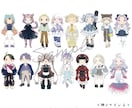 live2Dミニキャラモデル承ります live2Dモデラー紹介可能！ミニキャラで個性を引き出します イメージ10