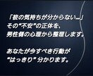 男性心理から彼の本音を丁寧に翻訳します 言葉にならない不安を男性心理から“前に進める形”へ整えます イメージ3