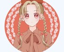 SNSをより楽しく♩ときめくアイコンを描きます 人の目を惹くアイコンをお求めの方へ!SNS、仕事、名刺など イメージ1