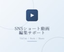 SNS向けショート動画を編集します 初心者にもわかりやすく、丁寧に対応します イメージ1