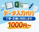 データ入力や文字入力作業を丁寧に行います 丁寧で正確なデータ入力をお手伝いします イメージ1