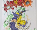 アナログでイラストを描きます お気軽にどうぞ!!(おまかせ装飾)あり〼 イメージ9