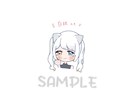 イラスト｜アイコン （デフォルメ）描きます まるっとしたゆるふわで可愛らしい絵柄 イメージ3