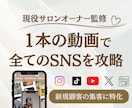 現役サロンオーナーがSNSで使い回せる動画作ります インスタ・TikTok・YouTube・GBPを1枚で攻略 イメージ1