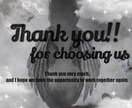 天使の羽Thank youカード作ります 癒し系デザインでハンドメイド梱包に最適 イメージ4
