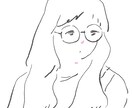 線画イラスト、描きます 強弱のある線、色使いがポイント◎ イメージ4