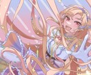 イラスト作成します ヘッダー、配信サムネにも使用できる素敵なイラスト作成します！ イメージ1
