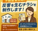不動産業界向け！反響を生むチラシを制作します 集客・反響に直結する不動産チラシをお届け！ イメージ1