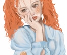 リアルな透明感のある可愛い女の子のイラスト描きます リアルな絵柄でお顔が大天才な可愛い女の子を描きます イメージ1