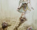 幻想的なアナログ絵画、オーダーメイド制作します 雨空・ファンタジー・動物・植物・キャラクターの幻想的な雰囲気 イメージ2