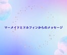 マーメイド&ドルフィンオラクルカードお引きします 美しいマーメイドと遊び心に満ちたドルフィンからのメッセージ イメージ3