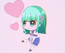 可愛い女の子のイラストを作成します 最短2日♡アイコン、一枚絵、ミニキャラをお手頃価格で♡ イメージ4