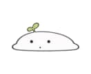 シンプルゆるかわアイコン素材8点セット販売します すぐ使える完成品♪ゆるかわ謎生物キャラの表情別8点セット イメージ6
