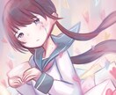 アイコンやサムネ、女の子メインの絵を描きます 優しさと悲しさと、想いのこもった絵をあなたに。 イメージ5